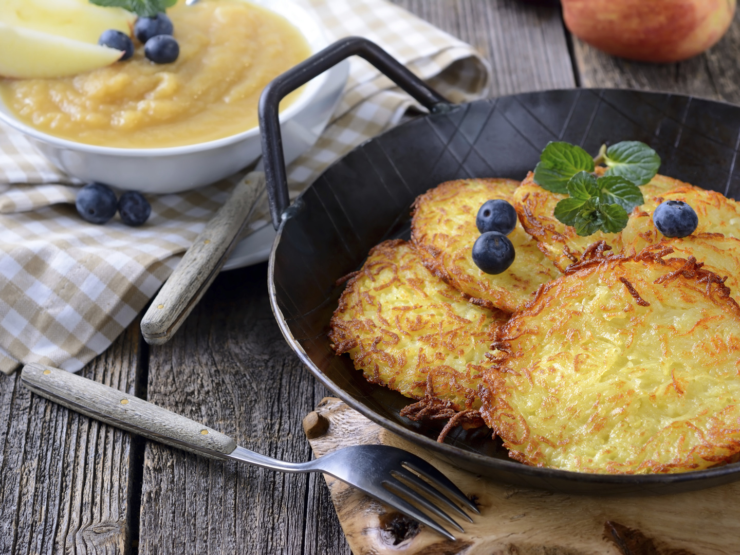 Baked Potato Latkes (Pancakes) - Pams Daily Dish