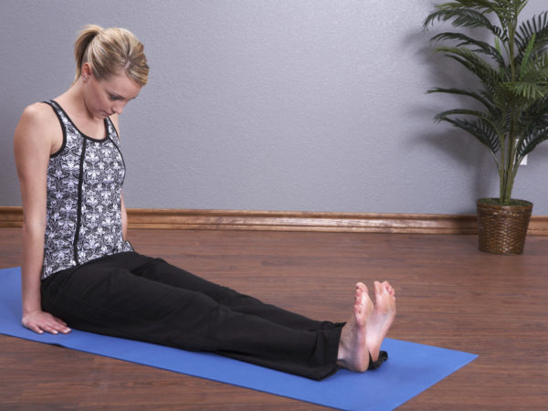 Yoga for beginners | Dandasana posture: step by step instructions - YouTube